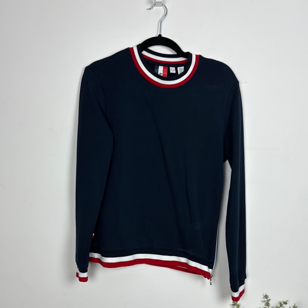 Rossignol Navy Sweater with Red and White Accents